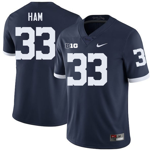 Jack Ham Penn State Jersey,PSU Nittany Lions #33 Jack Ham Football Uniforms-Retro